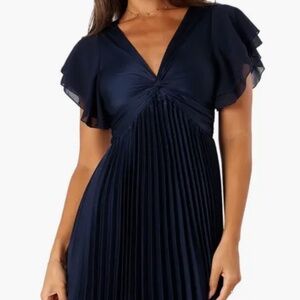 NEW! Nova Flutter Sleeve Midi Dress Petal & Pup